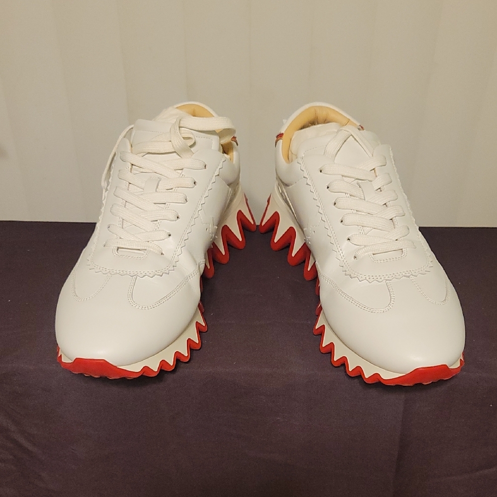 Christian Louboutin White Sneakers with Red Soles